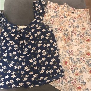 Classy Floral Tank Top Set